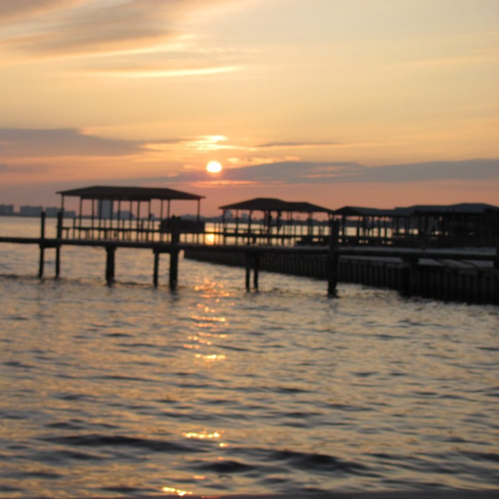 Original Artwork copywrite "Sunset Perdido Bay"  Peggy Jo Skelton